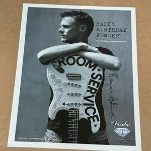 BRYAN ADAMS - Fender Guitars - 60 Years - 2006 Print Advertisement